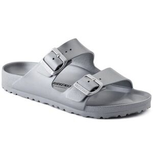 Birkenstock Arizona Essentials Eva Size 9 Metallic Silver